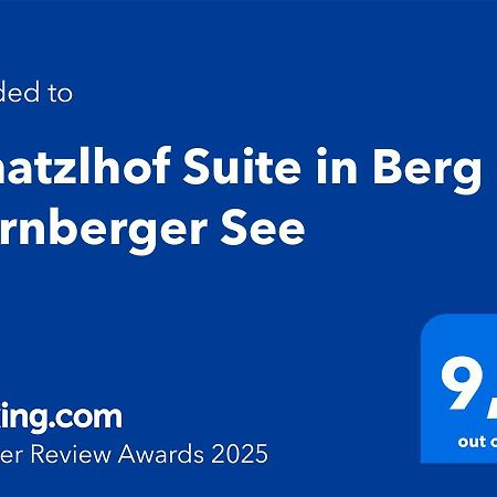 Schatzlhof Suite In Berg Am Starnberger See Eksteriør bilde
